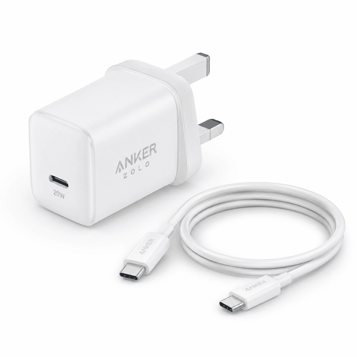 Anker Zolo 20W USB C Fast Charger with USB C to C Cable