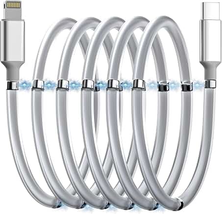 Powerology Maglink Weave Magnetic USB-C To Lightning 1.2m Cable PD 30W