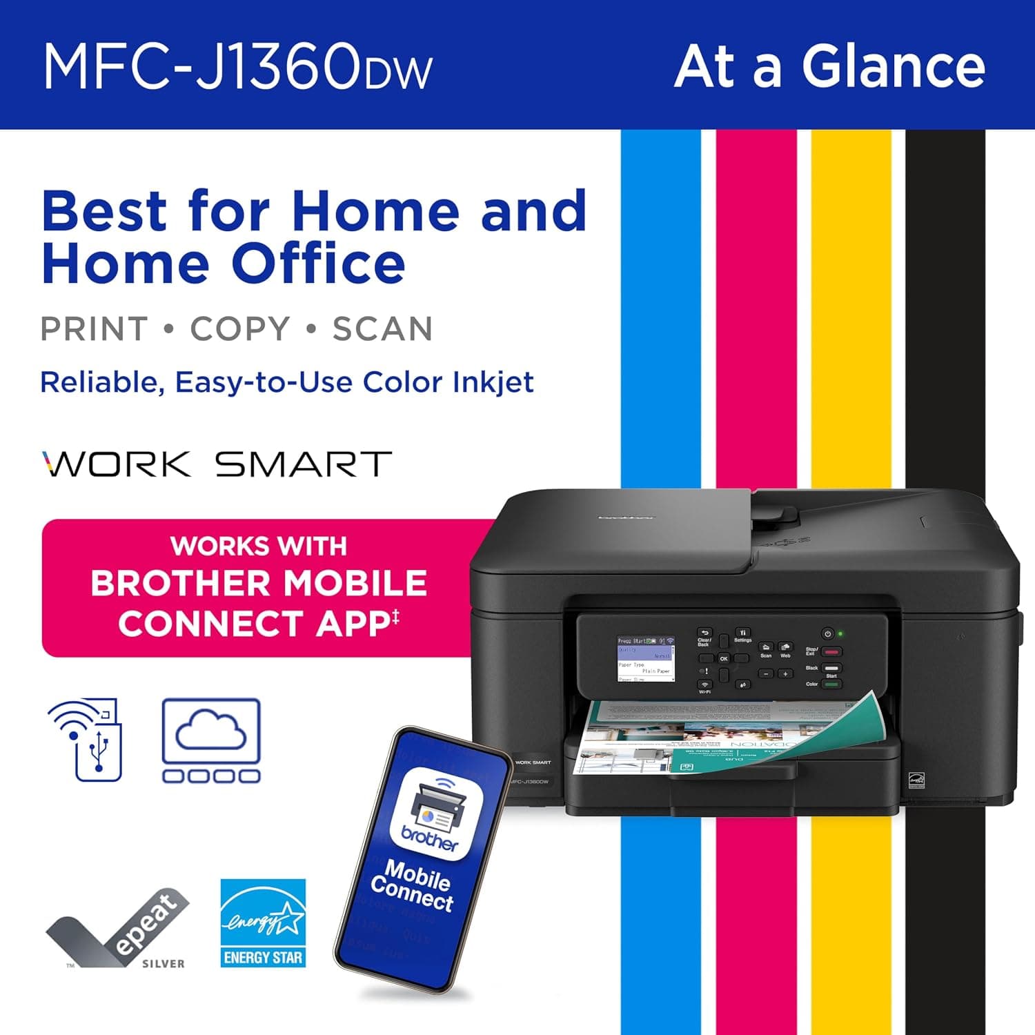 Brother DCP-T520W Ink Tank Printer